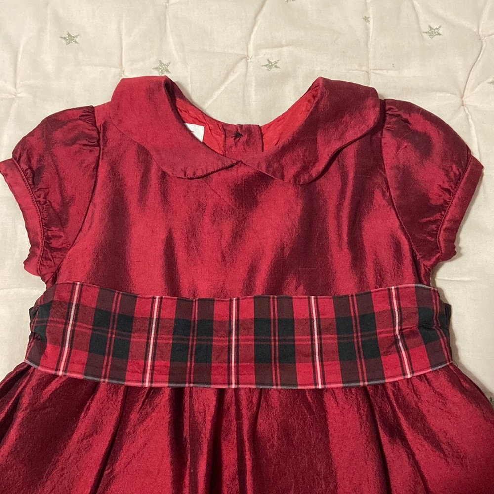 Talbots Kids silk holiday dress